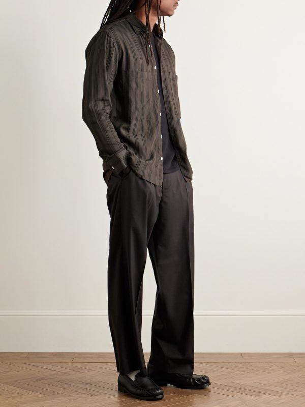 Freddy 50010 Striped TENCEL™ Modal-Blend Twill Shirt - OU Freddy 50010 Striped TENCEL™ Modal-Blend Twill Shirt - OU