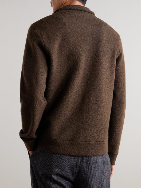 6398 Merino Wool-Felt Jacket - BK 6398 Merino Wool-Felt Jacket - BK