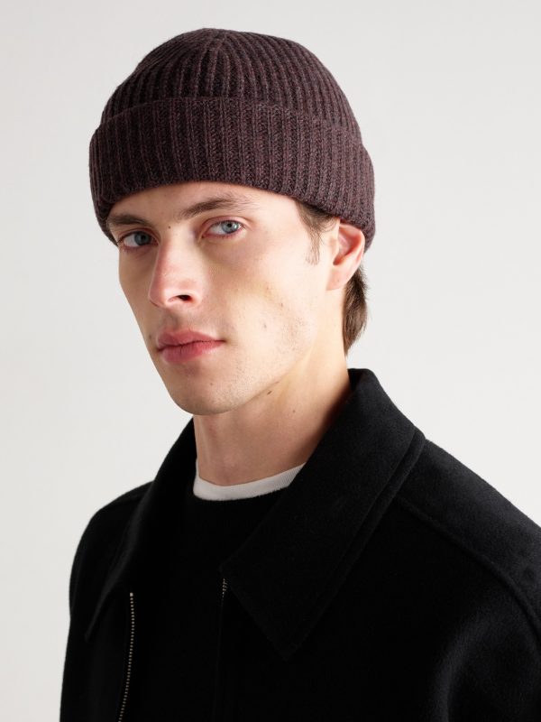 Sailor 6650 Ribbed Wool-Blend Beanie - OU
