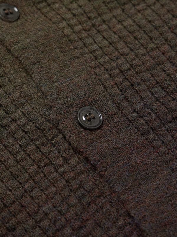 Thor 60009 Dégradé Waffle-Knit Cardigan - CU Thor 60009 Dégradé Waffle-Knit Cardigan - CU