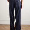 Justin 10002 Straight-Leg Pleated Wool-Blend Twill Suit Trousers - BK Justin 10002 Straight-Leg Pleated Wool-Blend Twill Suit Trousers - BK
