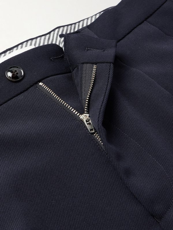 Justin 10002 Straight-Leg Pleated Wool-Blend Twill Suit Trousers - E1 Justin 10002 Straight-Leg Pleated Wool-Blend Twill Suit Trousers - E1