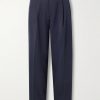 Justin 10002 Straight-Leg Pleated Wool-Blend Twill Suit Trousers Justin 10002 Straight-Leg Pleated Wool-Blend Twill Suit Trousers