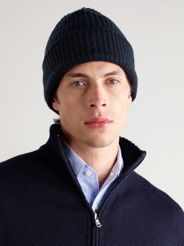 Sailor 6650 Ribbed Wool-Blend Beanie - OU