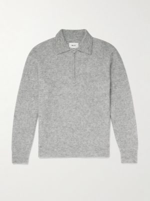 Alfie 6651 Knitted Half-Zip Sweater Alfie 6651 Knitted Half-Zip Sweater