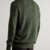 Lee 6598 Merino Wool-Blend Cardigan - BK