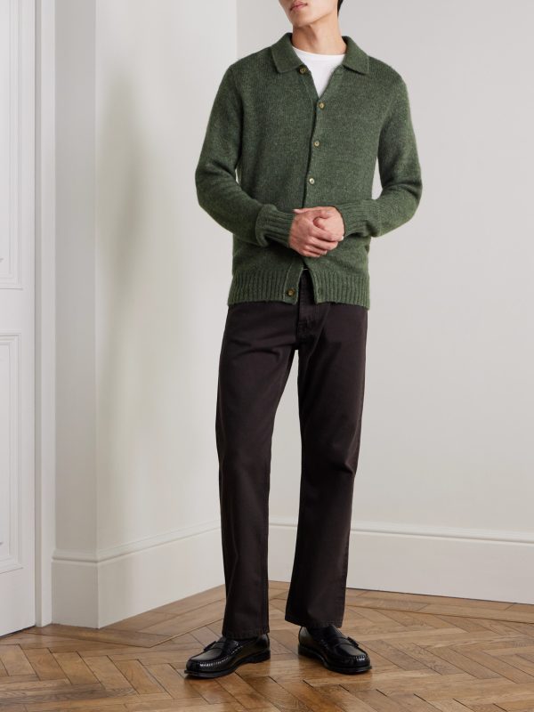 Lee 6598 Merino Wool-Blend Cardigan - OU