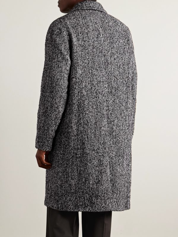 Franco 8439 Tweed Overcoat - BK Franco 8439 Tweed Overcoat - BK