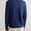 Hope 6683 Recycled-Wool Blend Polo Sweater - BK Hope 6683 Recycled-Wool Blend Polo Sweater - BK