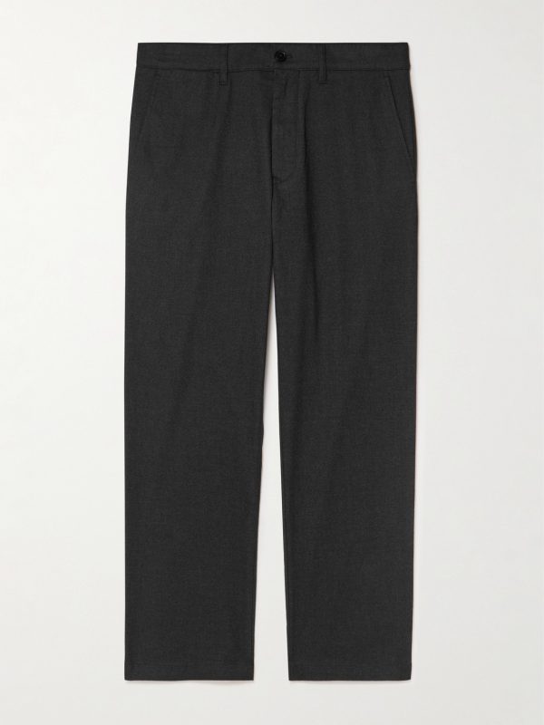 Aden 1067 Straight-Leg Recycled Grain de Poudre Trousers Aden 1067 Straight-Leg Recycled Grain de Poudre Trousers