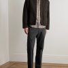 Aden 1067 Straight-Leg Recycled Grain de Poudre Trousers - OU Aden 1067 Straight-Leg Recycled Grain de Poudre Trousers - OU