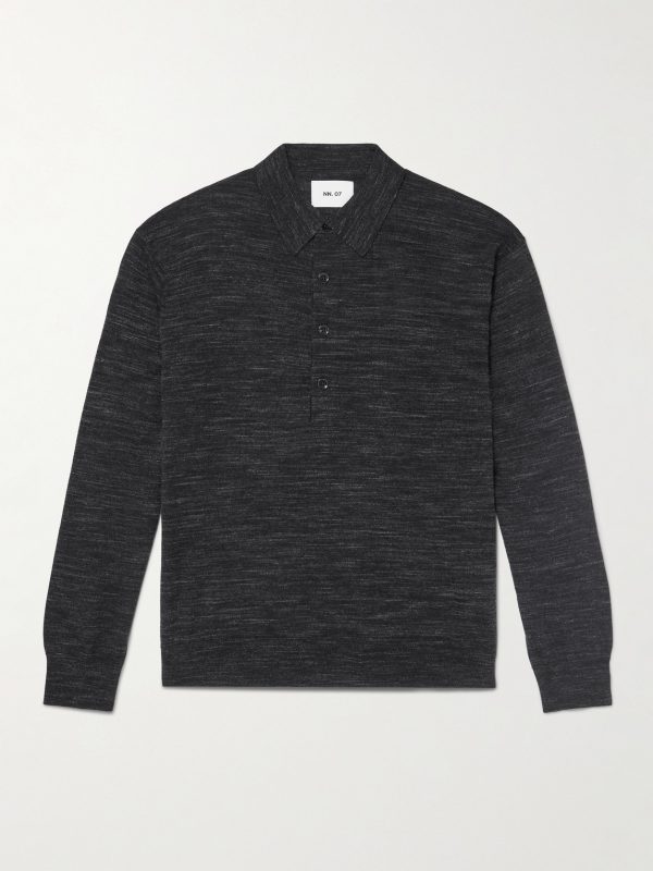 Raymond 60010 Space-Dyed Wool Polo Shirt