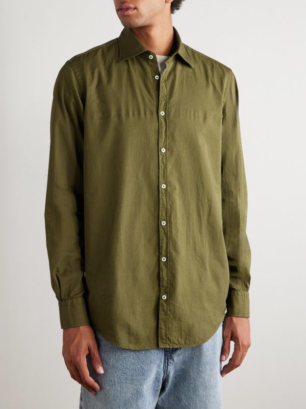 Striped Cotton Shirt - FR Striped Cotton Shirt - FR