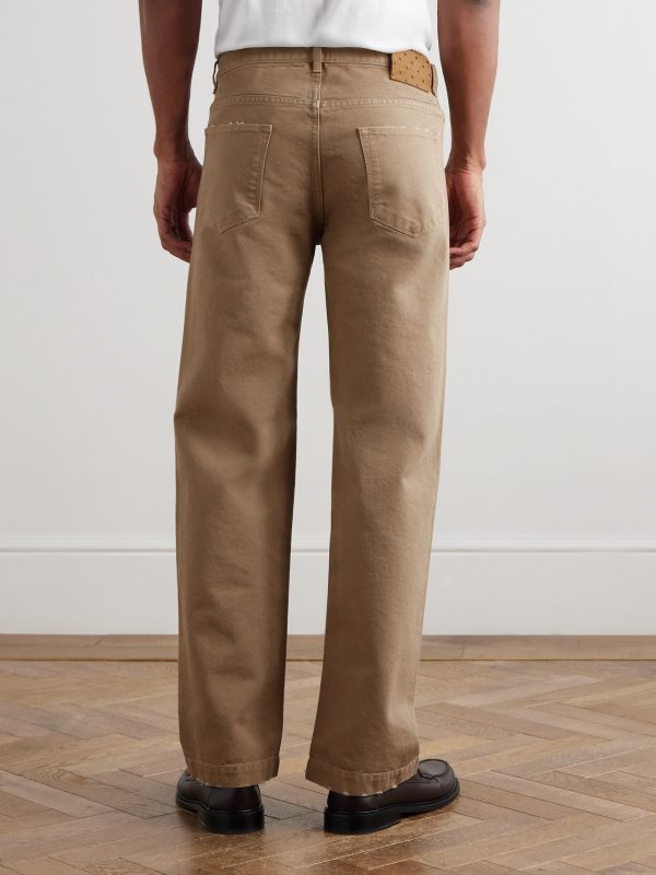 Oceano Straight-Leg Selvedge Jeans - BK Oceano Straight-Leg Selvedge Jeans - BK