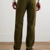 Slim-Fit Straight-Leg Cotton-Corduroy Trousers - BK