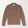 Boris 60012 Alpaca-Blend Zip-Up Cardigan