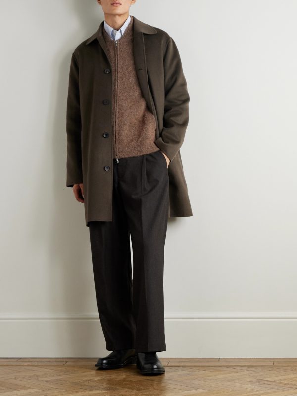 Boris 60012 Alpaca-Blend Zip-Up Cardigan - OU
