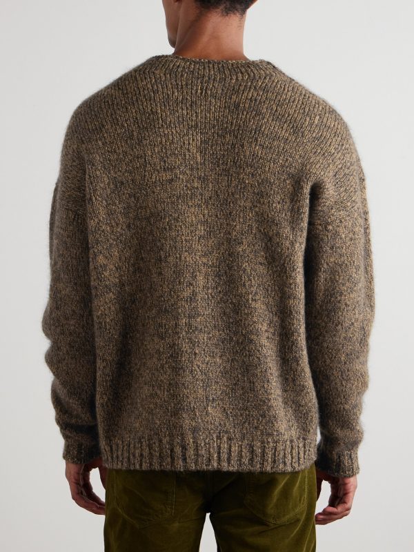 Orfeo Oversized Wool, Cashmere, Mohair and Silk-Blend Cardigan - BK Orfeo Oversized Wool, Cashmere, Mohair and Silk-Blend Cardigan - BK