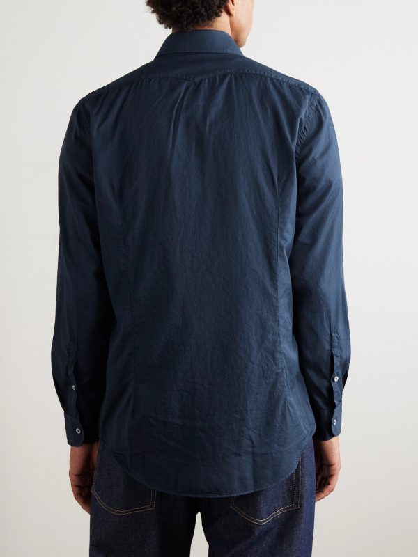 Striped Cotton Shirt - BK Striped Cotton Shirt - BK