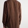 Canary Checked Cotton-Flannel Shirt - BK Canary Checked Cotton-Flannel Shirt - BK