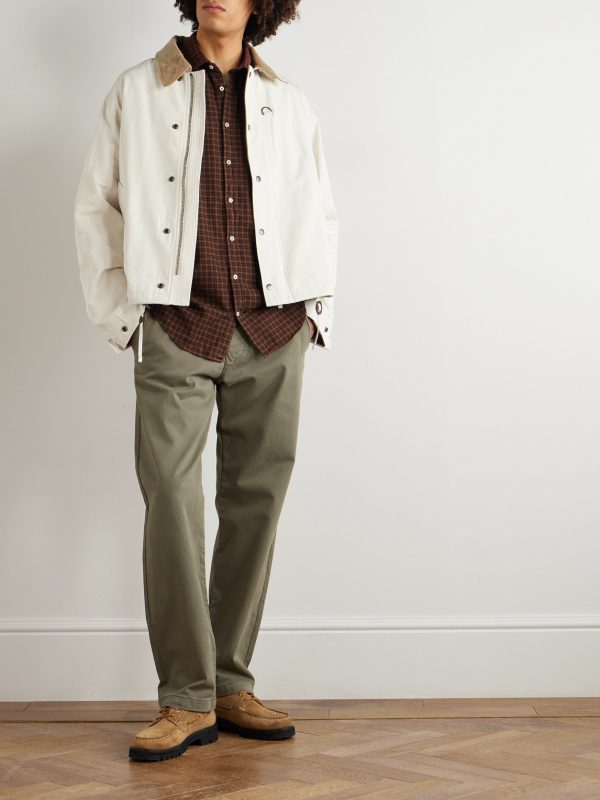 Canary Checked Cotton-Flannel Shirt - OU Canary Checked Cotton-Flannel Shirt - OU
