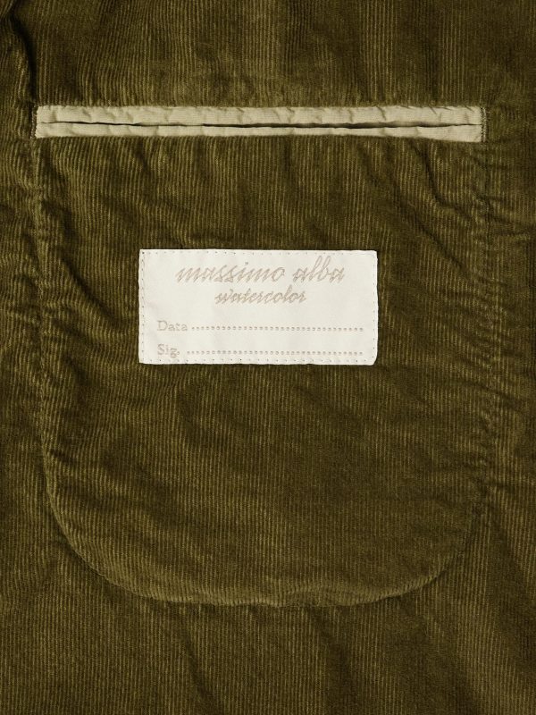Sand Unstructured Cotton-Corduroy Suit - E1 Sand Unstructured Cotton-Corduroy Suit - E1