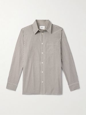 Colby 50009 Striped Organic Cotton-Poplin Shirt
