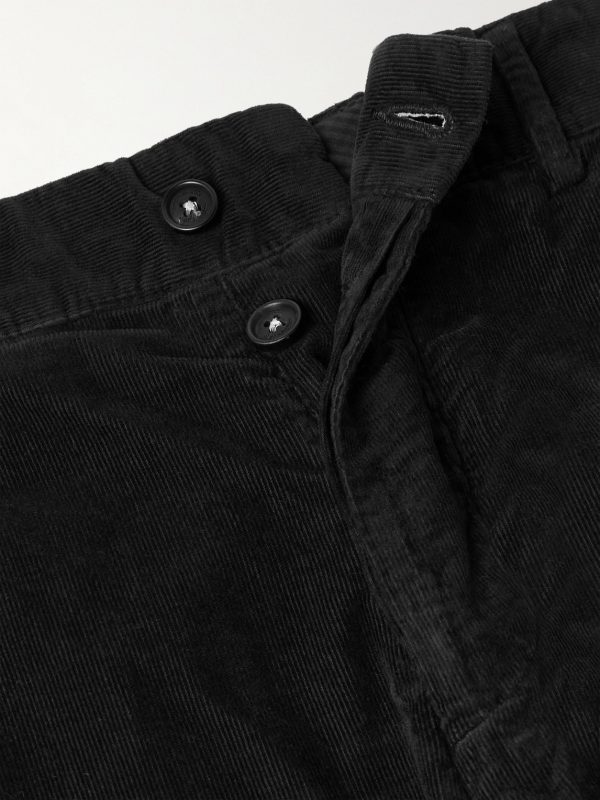 Straight-Leg Cotton-Corduroy Trousers - E1 Straight-Leg Cotton-Corduroy Trousers - E1