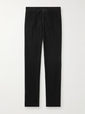 Straight-Leg Cotton-Corduroy Trousers