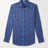 Genova Checked Cotton-Poplin Shirt Genova Checked Cotton-Poplin Shirt