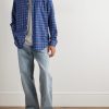 Genova Checked Cotton-Poplin Shirt - OU Genova Checked Cotton-Poplin Shirt - OU