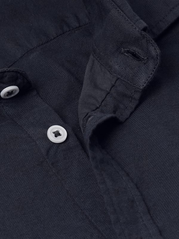 Genova Cutaway-Collar Cotton-Chambray Shirt - CU Genova Cutaway-Collar Cotton-Chambray Shirt - CU