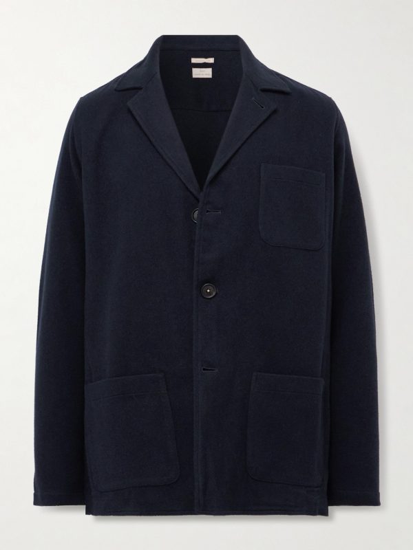 Florida Wool, Silk and Cashmere-Blend Chore Jacket Florida Wool, Silk and Cashmere-Blend Chore Jacket