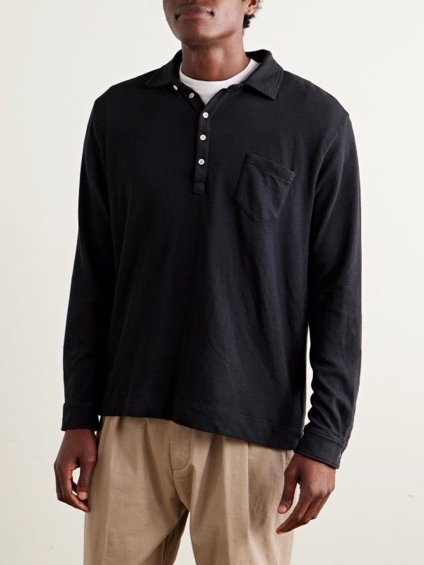 Cotton-Blend Polo Shirt - FR Cotton-Blend Polo Shirt - FR