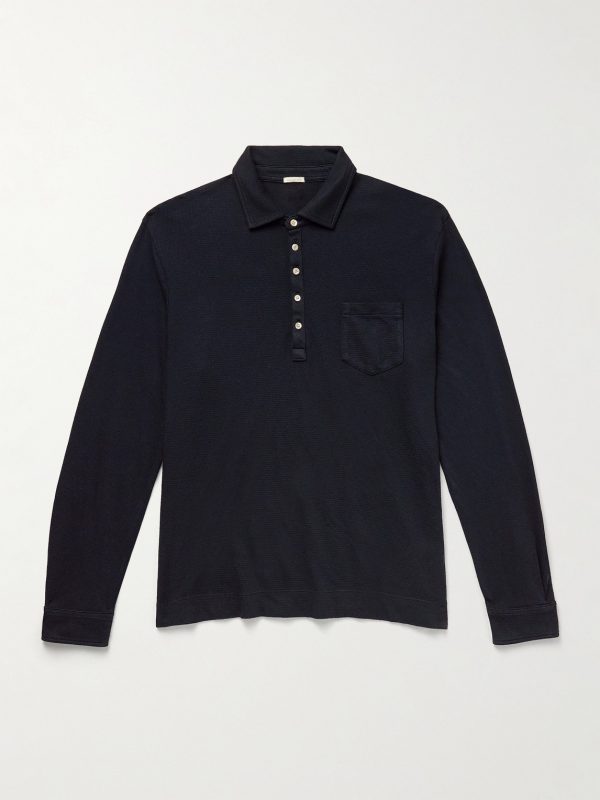 Cotton-Blend Polo Shirt Cotton-Blend Polo Shirt