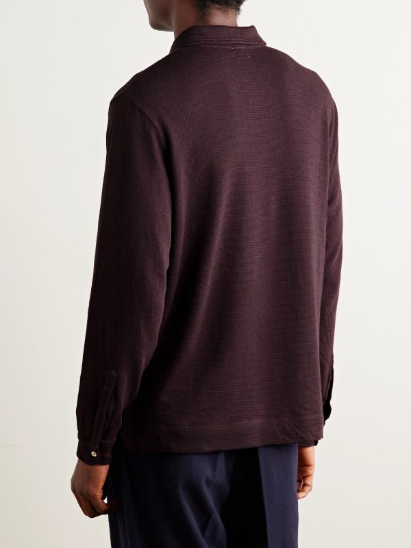 Cotton-Blend Polo Shirt - BK Cotton-Blend Polo Shirt - BK