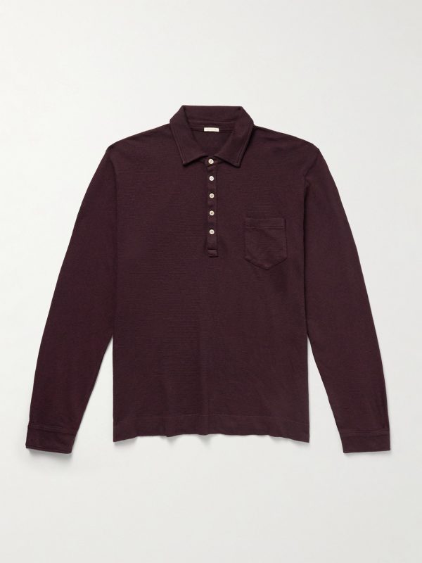 Cotton-Blend Polo Shirt Cotton-Blend Polo Shirt