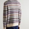 Robbie Fair Isle Wool-Blend Polo Sweater - BK
