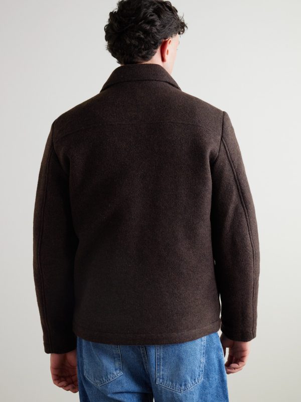 Gael 8267 Brushed Wool-Blend Jacket - BK Gael 8267 Brushed Wool-Blend Jacket - BK