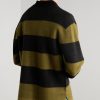 Rugby 60017 Striped Wool Polo Shirt - BK Rugby 60017 Striped Wool Polo Shirt - BK