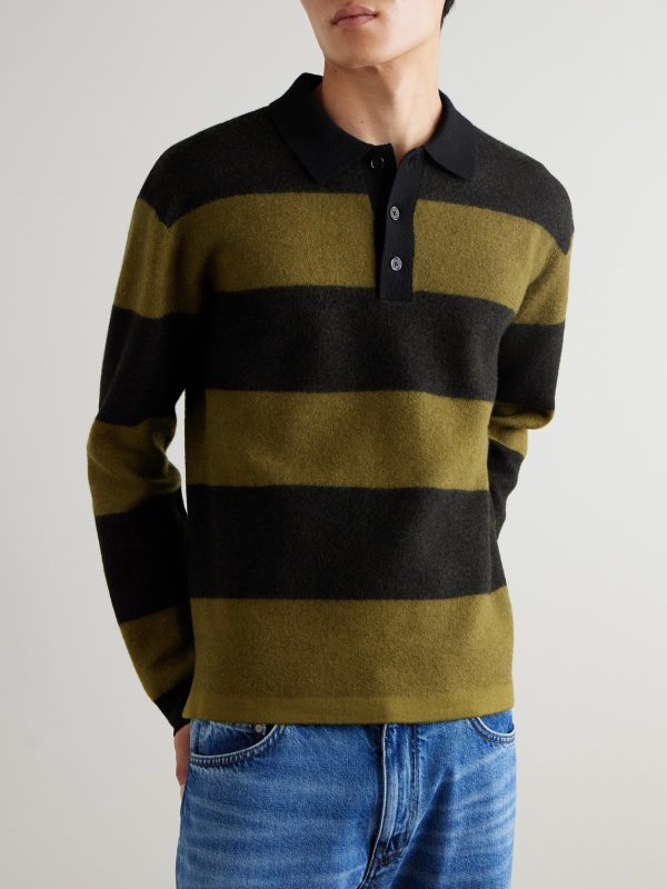 Rugby 60017 Striped Wool Polo Shirt - FR Rugby 60017 Striped Wool Polo Shirt - FR