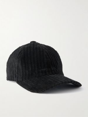 Chance Logo-Embroidered Cotton-Blend Corduroy Baseball Cap