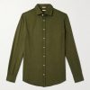 Canary Herringbone Cotton-Blend Flannel Shirt Canary Herringbone Cotton-Blend Flannel Shirt