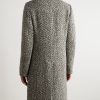 Mercury Herringbone Wool-Blend Coat - BK