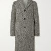 Mercury Herringbone Wool-Blend Coat