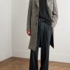 Mercury Herringbone Wool-Blend Coat - OU