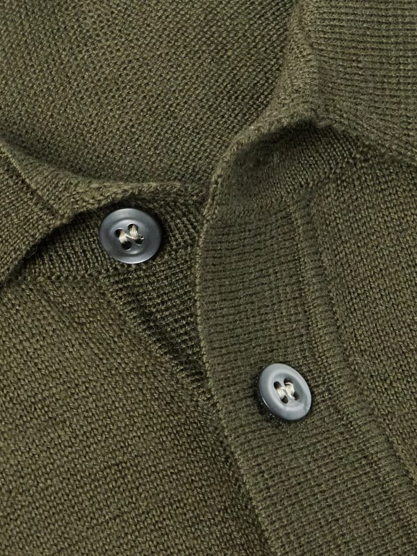 Wool Polo Shirt - CU Wool Polo Shirt - CU