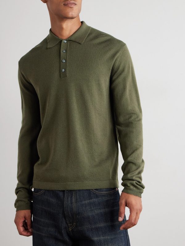 Wool Polo Shirt - FR Wool Polo Shirt - FR