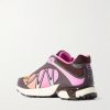 XT-WHISPER Rubber-Trimmed Mesh Sneakers - BK XT-WHISPER Rubber-Trimmed Mesh Sneakers - BK