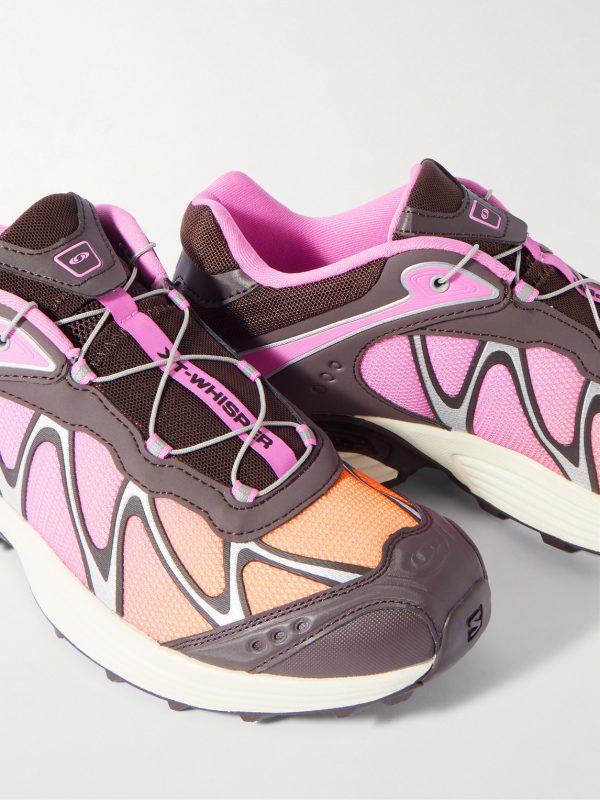 XT-WHISPER Rubber-Trimmed Mesh Sneakers - CU XT-WHISPER Rubber-Trimmed Mesh Sneakers - CU